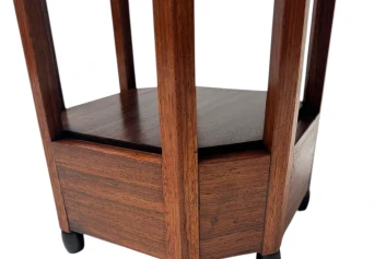 Art Deco Amsterdamse School Side Table, 1920s